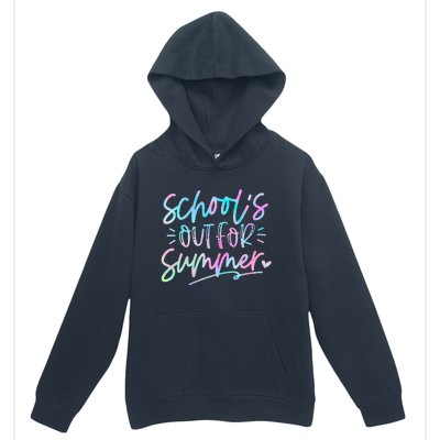 Tie Dye Last Day Of School Schools Out For Summer Teacher Urban Pullover Hoodie