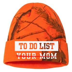 To Do List Your Mom Sarcastic To Do List Meme MotherS Day Kati Licensed 12" Camo Beanie