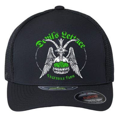 The Devils Lettuce Vegetable Farm Dank Meme Funny Flexfit Unipanel Trucker Cap