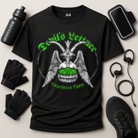 The Devils Lettuce Vegetable Farm Dank Meme Funny Cooling Performance Crew T-Shirt