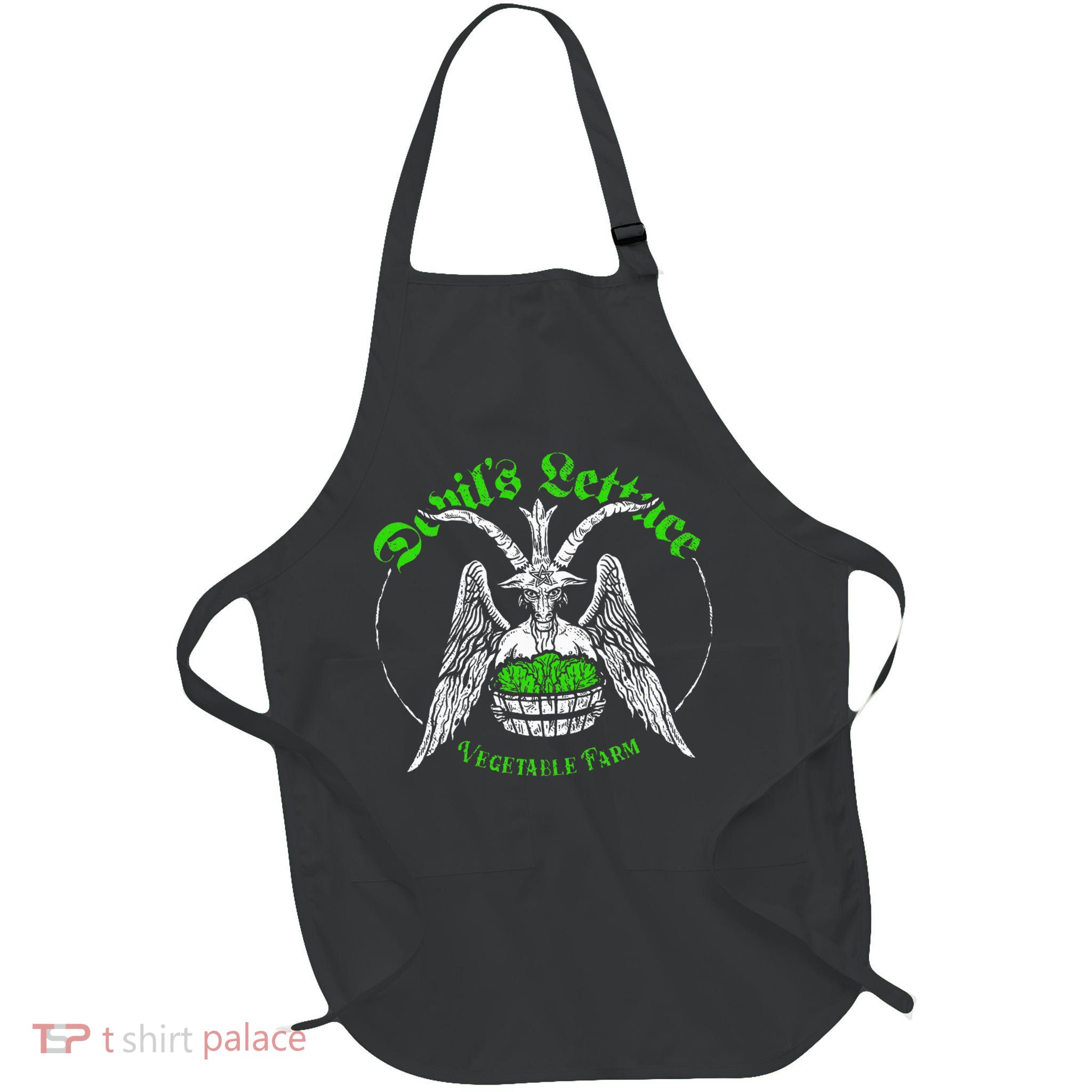 The Devils Lettuce Vegetable Farm Dank Meme Funny Apron