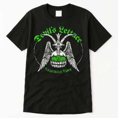 The Devils Lettuce Vegetable Farm Dank Meme Funny Tall T-Shirt