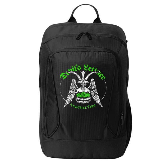 The Devils Lettuce Vegetable Farm Dank Meme Funny City Backpack
