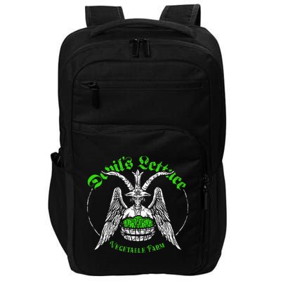 The Devils Lettuce Vegetable Farm Dank Meme Funny Impact Tech Backpack