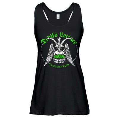 The Devils Lettuce Vegetable Farm Dank Meme Funny Ladies Essential Flowy Tank