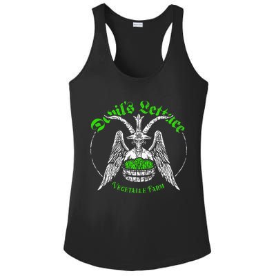 The Devils Lettuce Vegetable Farm Dank Meme Funny Ladies PosiCharge Competitor Racerback Tank