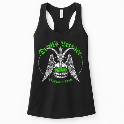 The Devils Lettuce Vegetable Farm Dank Meme Funny Womens Tank Top