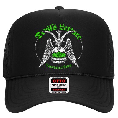 The Devils Lettuce Vegetable Farm Dank Meme Funny Trucker Hat