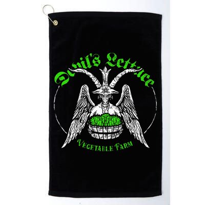 The Devils Lettuce Vegetable Farm Dank Meme Funny Golf Towel