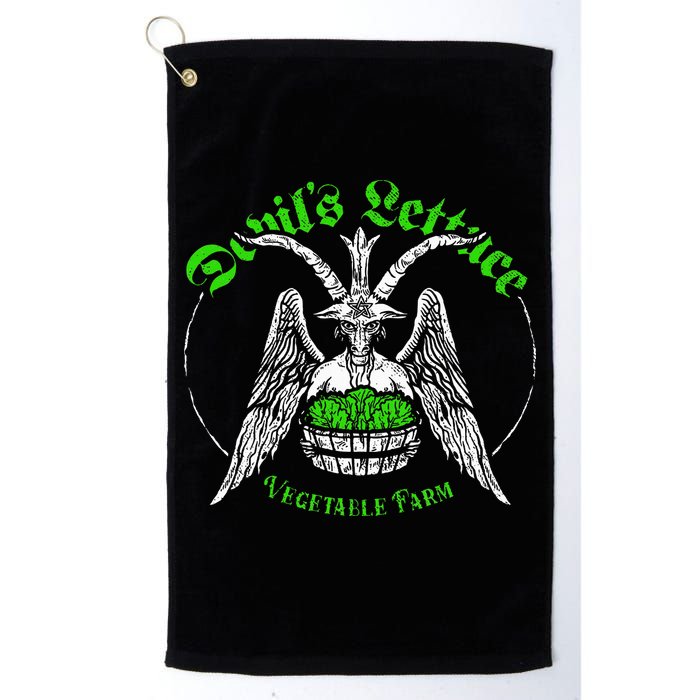 The Devils Lettuce Vegetable Farm Dank Meme Funny Golf Towel