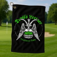 The Devils Lettuce Vegetable Farm Dank Meme Funny Golf Towel