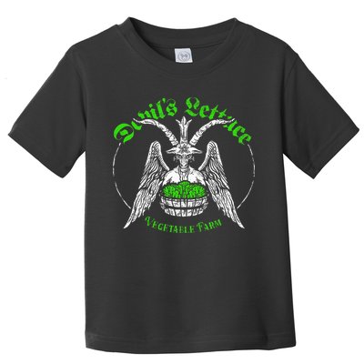 The Devils Lettuce Vegetable Farm Dank Meme Funny Toddler T-Shirt
