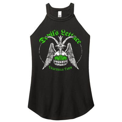 The Devils Lettuce Vegetable Farm Dank Meme Funny Women's Perfect Tri Rocker Tank
