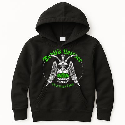 The Devils Lettuce Vegetable Farm Dank Meme Funny Kids Hoodie