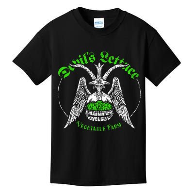 The Devils Lettuce Vegetable Farm Dank Meme Funny Kids T-Shirt
