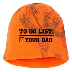 To Do List Your Dad Funny FatherS Day From Son Or Daughter Kati - Camo Knit Beanie