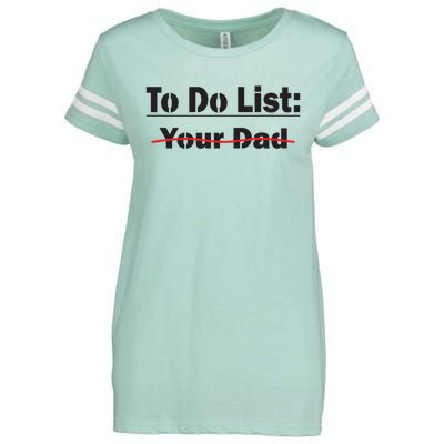 To Do List Your Dad Cute Gift Enza Ladies Jersey Football T-Shirt