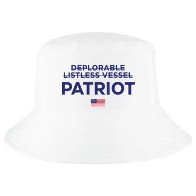 Trump Deplorable Listless Vessel Patriot Cool Comfort Performance Bucket Hat