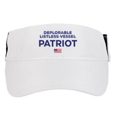 Trump Deplorable Listless Vessel Patriot Adult Drive Performance Visor