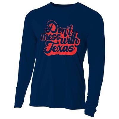 Texas DonT Mess With The Texas Cooling Performance Long Sleeve Crew