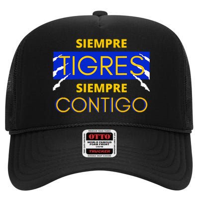 Tigres De Monterrey High Crown Mesh Back Trucker Hat