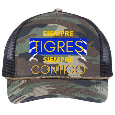 Tigres De Monterrey Retro Rope Trucker Hat Cap