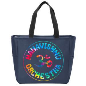 Tie Dye Mahavishnu Orchestra Band Zip Tote Bag