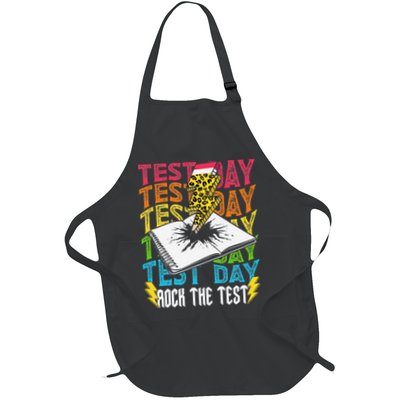 Testing Day Motivational School Teacher Rock The Test Day Apron
