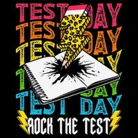 Testing Day Motivational School Teacher Rock The Test Day Impact Tech Backpack