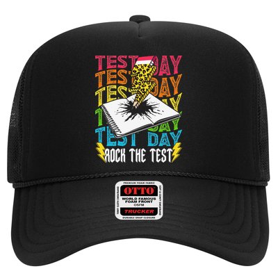 Testing Day Motivational School Teacher Rock The Test Day Trucker Hat