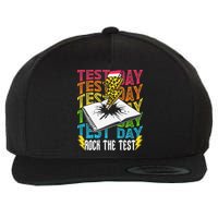 Testing Day Motivational School Teacher Rock The Test Day Wool Snapback Cap