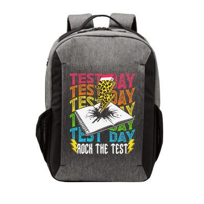 Testing Day Motivational School Teacher Rock The Test Day Vector Backpack