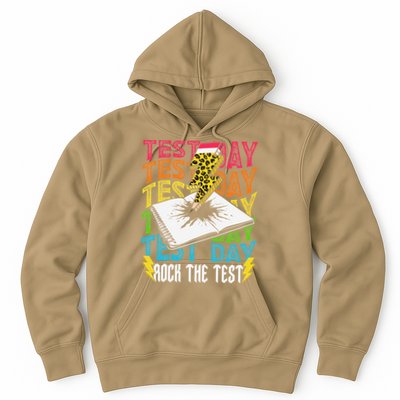 Testing Day Motivational School Teacher Rock The Test Day Hoodie