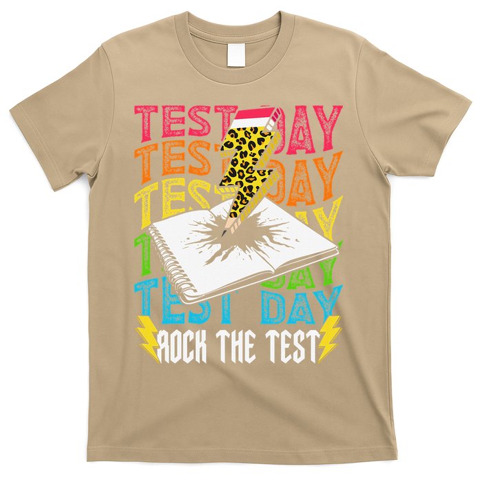 Testing Day Motivational School Teacher Rock The Test Day T-Shirt