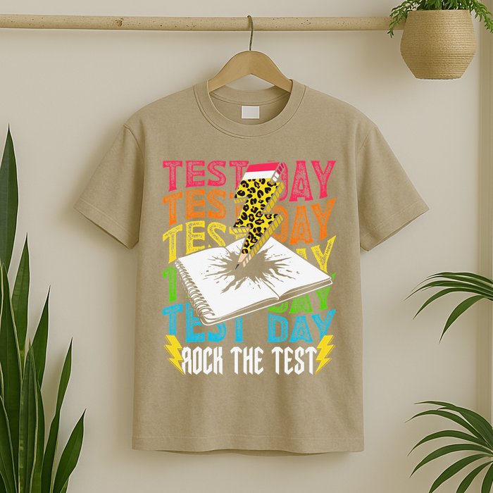 Testing Day Motivational School Teacher Rock The Test Day T-Shirt