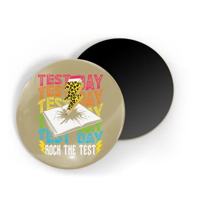 Testing Day Motivational School Teacher Rock The Test Day Magnet