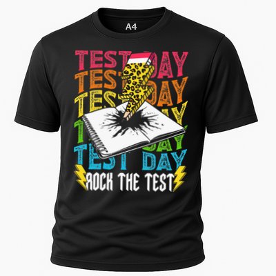 Testing Day Motivational School Teacher Rock The Test Day Performance Shirt