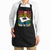 Testing Day Motivational School Teacher Rock The Test Day Apron