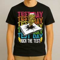 Testing Day Motivational School Teacher Rock The Test Day T-Shirt