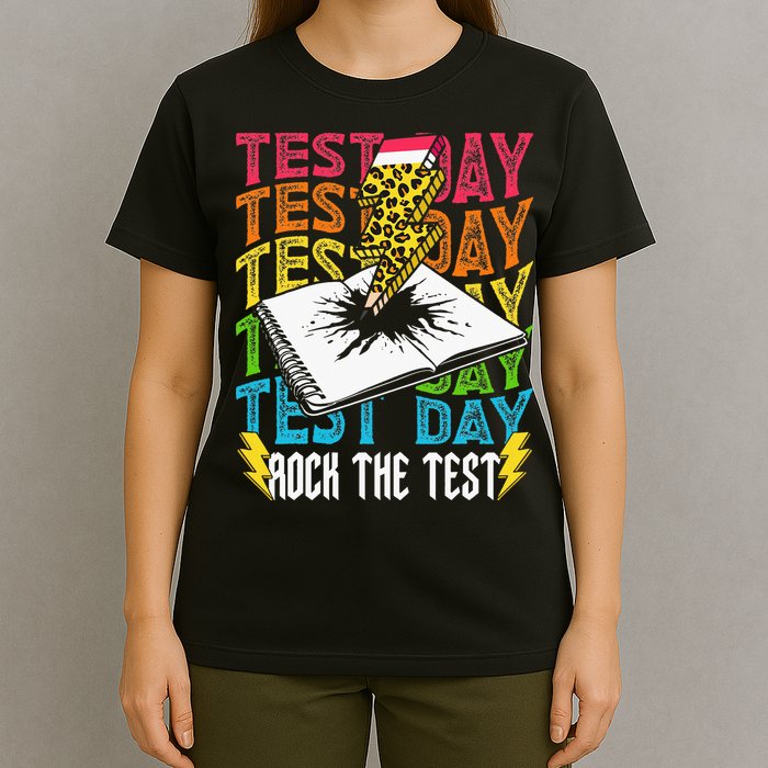 Testing Day Motivational School Teacher Rock The Test Day T-Shirt