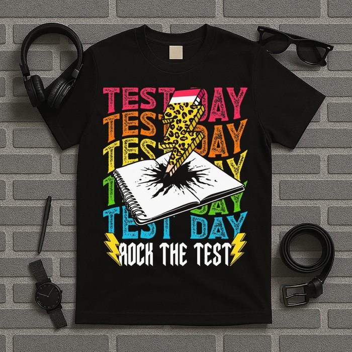 Testing Day Motivational School Teacher Rock The Test Day T-Shirt