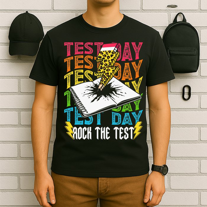 Testing Day Motivational School Teacher Rock The Test Day T-Shirt