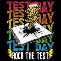 Testing Day Motivational School Teacher Rock The Test Day T-Shirt