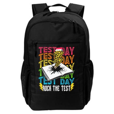 Testing Day Motivational School Teacher Rock The Test Day Backpack