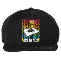 Testing Day Motivational School Teacher Rock The Test Day Wool Snapback Cap