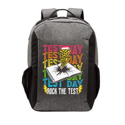 Testing Day Motivational School Teacher Rock The Test Day Vector Backpack