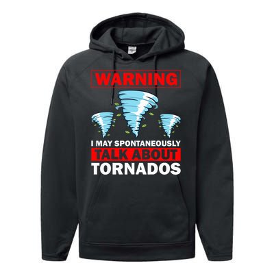 Tornado Designs Meteorology Storm Lovers Performance Fleece Hoodie