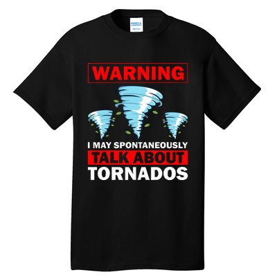 Tornado Designs Meteorology Storm Lovers Tall T-Shirt