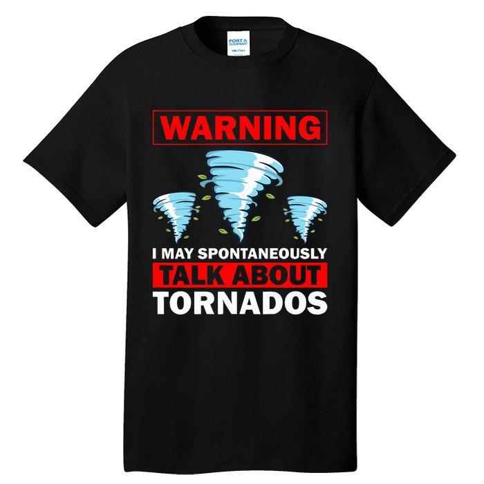 Tornado Designs Meteorology Storm Lovers Tall T-Shirt