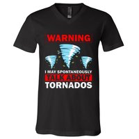 Tornado Designs Meteorology Storm Lovers V-Neck T-Shirt